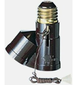 E26口金の電球ソケットを分岐　縦引4段スイッチ　ソケット Panasonic製　照明器具