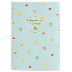 [�N�c��] 2026�N �J���[�C���f�b�N�X�蒠 A6�T�� �t���[�c�u���[ 124SHA