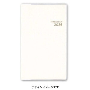 NOLTY 2026年1月始まり マンスリースリム-iアイダにメモ日曜(アイボリー) 2628