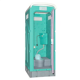 屋外用仮設トイレ 水洗式 和式タイプ 兼用水洗架台付 AUG-1W+15WS 旭ハウス工業 給排水工事が必要です【146-3】