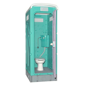 屋外用仮設トイレ 水洗式 洋式タイプ AUG-FW+15WS 旭ハウス工業 給排水工事が必要です 【146-4】