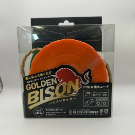 【1月末生産予定】バイソンカッター本体 カルエンタープライズ コード巻込式カッターヘッド ゴールデンバイソン 4.0mm 角ツイスト 2m 1本付き 【96-2】4935984980221