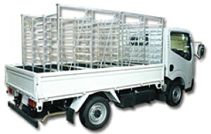 アルミ苗コンテナ 笹川農機 CX-100 耐震 軽量 錆びない 普通トラック 1台搭載 100箱積み ネジ止め不要