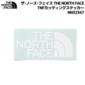 【ネコポス速達便送料無料】THE NORTH FACE　ザ・ノース・フェイス　TNFカッティングステッカー　ホワイト
