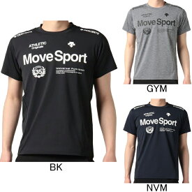 デサント　DESCENTE　Move Sport　S.F.TECH　サンスクリーン　半袖Tシャツ　DMMTJA62　プラクティスシャツ　メンズ　セール