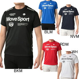 デサント　DESCENTE　Move Sport　サンスクリーン　ヘザー半袖Tシャツ　DMMTJA51　プラクティスシャツ　メンズ　セール