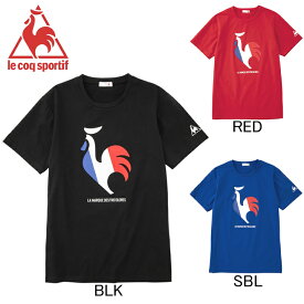 ルコック　le coq sportif　半袖Tシャツ　QMMRJA02　プラクティスシャツ　メンズ　セール　ランニング　フィットネス　トレーニング