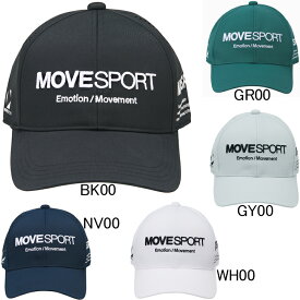 2025年春夏モデル　デサント　DESCENTE　Move Sport　コットンライク キャップ　ST5SCP00U　帽子　メンズ（ユニセックス）　ゴルフ　ランニング