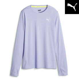 プーマ　PUMA　レディース　ランニング　長袖Tシャツ　523698　プラクティスシャツ　トレーニング　フィンガーホール仕様　セール