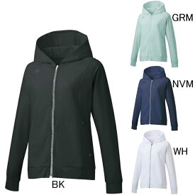 デサント　DESCENTE　レディース　TOUGH ストレッチクロス フード付き薄手ジャージ ジャケット　DMWRJC21　フーディー　フルジップパーカー　春夏モデル　セール
