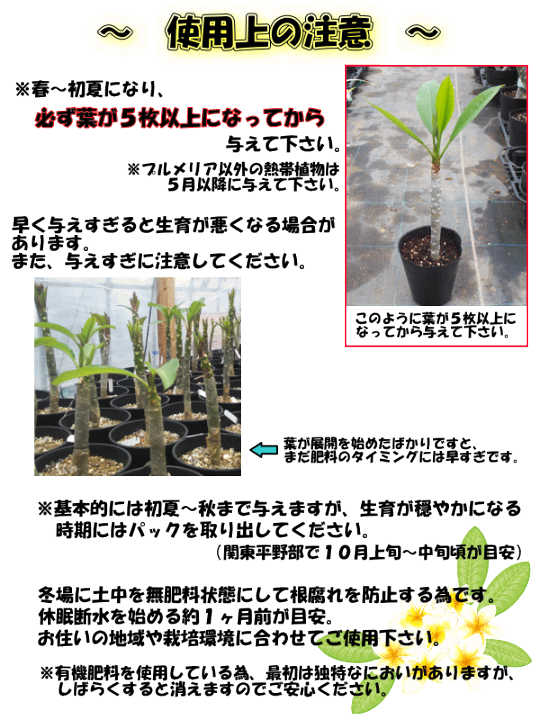 楽天市場 花つき抜群 プルメリア 熱帯植物の専用肥料魅惑の肥料ハッピープルメリア お得な10個パック 植物との同梱可能 送料無料 Tahiti Marche ータヒチマルシェー 楽天市場 花つき抜群 プルメリア 熱帯植物の専用肥料魅惑の肥料ハッピープルメリア お得な10個パック 植物との同梱可能 送料無料 Tahiti Marche ータヒチマルシェー