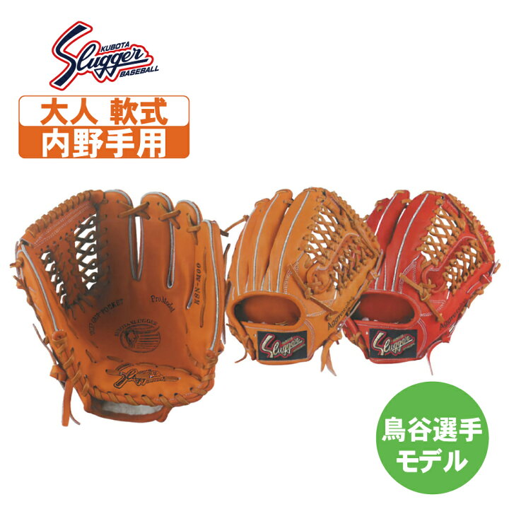 楽天市場】久保田スラッガー 軟式用グローブ 鳥谷モデル 内野 右投げ  