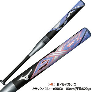 ソフトボール バット 2号 ax4 ミズノ こども用 少年用 ゴムボール用 78cm 80cm ミドルバランス 1cjfs629