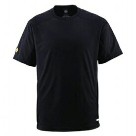 デサント 少年用ベースボールシャツ Tネック ブラック jdb-200-blk 【メール便対応商品】
