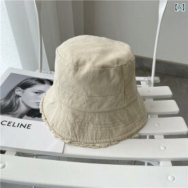 夏 帽子 レディース ファッション ファーエッジ 日焼け防止 バケット ハット ベージュ カーキ ブラック