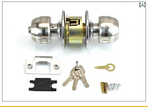 ハンドルロック ドア 屋内 家庭用 ユニバーサル シンプル おしゃれ ステンレス 円形 アクセサリー アルミニウム合金 ボール型 寝室