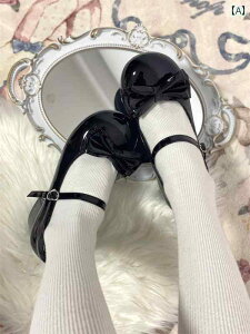 かわいい 靴 レディースシューズ 女の子 夏 アウター ソフト 快適 滑りにくい おしゃれ 綺麗 リボン ミッド ヒール ラウンド トゥロー ブラック ベージュ ピンク