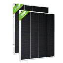 400W PERC 高性能 単結晶 ソーラーパネル 次世代型 全並列 200W ×2枚組 発電キット: 2個 太陽光パネル 200W 12v 太陽…