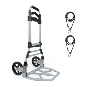 キャリーカート 折りたたみ 階段 耐荷重160kg 買い物 軽量 静音 運搬 コンパクト アルミニウム合金 360度回転 アウトドア 段差 ステップ カーブ 固定ロープ 大型タイヤ 高さ調節可能 斜面でこ