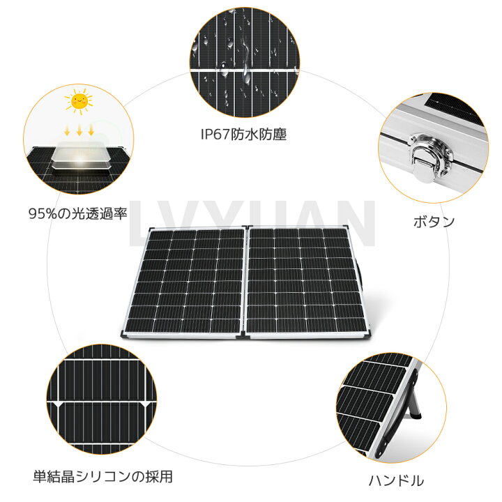 楽天市場】【在庫処分価格】LVYUAN 200W/300W/350W 単結晶 ソーラー 