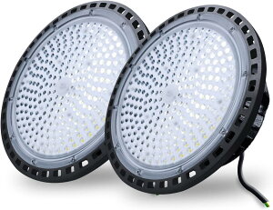 UFO^ ledVƖ y 2zLED 100W/150W/200W Px 32000lm 6500KF V䓔 ͓dFAC 85-265V 100/200VΉ nCxCCg IP66hho ԏ ^ q Opyv