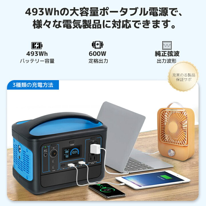 楽天市場】【ポイント10倍！】 LVYUAN（リョクエン）ポータブル電源 AC 