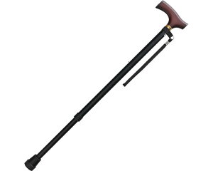 フジホーム 一本杖 ステッキベーシック伸縮S・M兼用 ブラック WB3719 贈り物 プレゼント 新入荷 敬老の日 父の日 母の日 誕生日