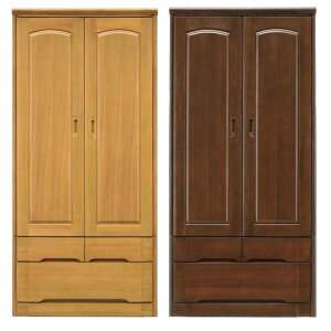 ワードローブ クローゼット タンス 完成品 おすすめワードローブ 服吊り 幅90cm ロッカータンス 木製 収納家具 整理タンス