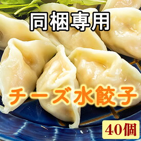 【※同梱専用】＼モッツァレラ＆チェダー2種／★とろ～りチーズ水餃子40個 送料無料 冷凍餃子 水餃子 ぎょうざ ギョーザ チーズ チーズ餃子 おかず おつまみ 惣菜 中華惣菜 点心 グルメ お取り寄せ グルメ ギフト 鍋の具 鍋料理 洋風水餃子 イタリア風 とろけるチーズ