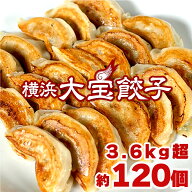 【全て国産材料 たっぷり3.6kg】　＼もちもち国産ジャンボ大宝餃子 30個 ×4 ／全て 銘柄豚岩中 大きい …