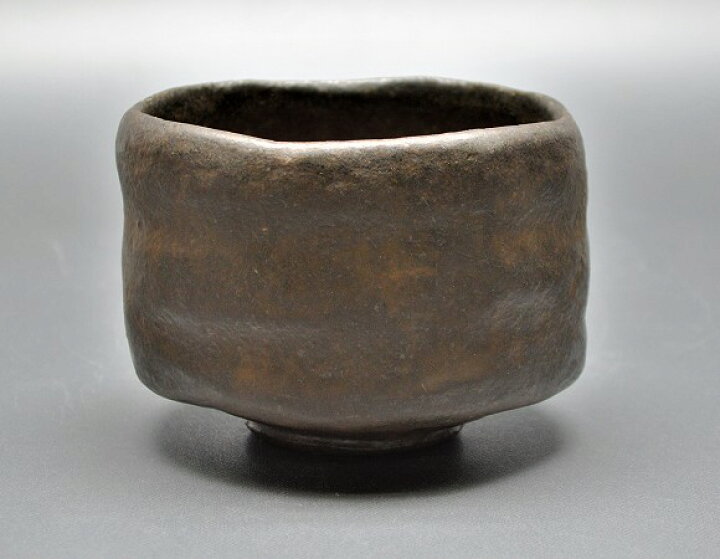 楽天市場】茶道具 抹茶茶碗黒楽 長次郎写 「面影」-TM中村康平作 