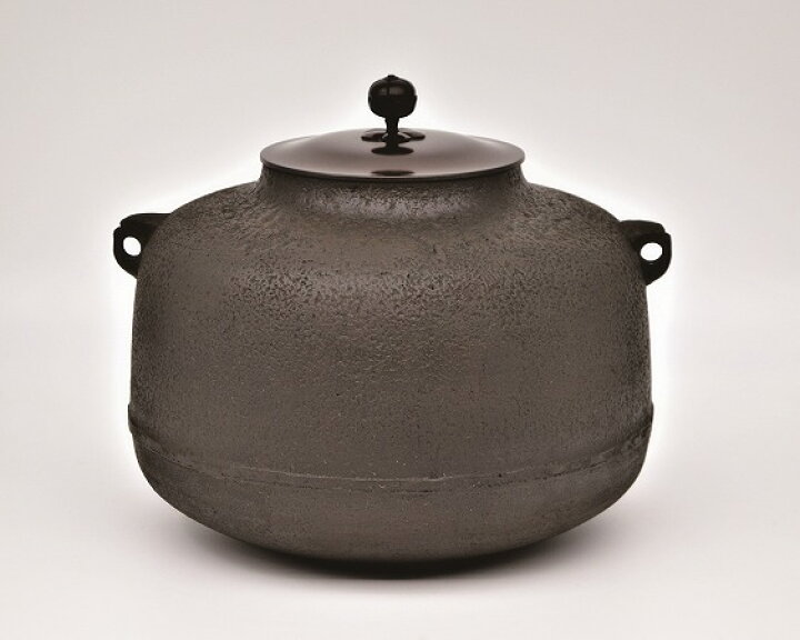 楽天市場】茶道具・茶器 錆びない釜炉釜（炉用釜）阿弥陀堂 釜有美釜 