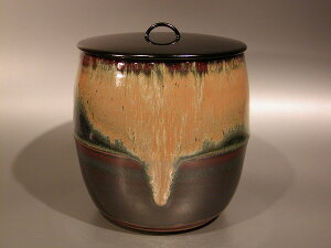 茶道具 水指高取 一重口(s11-b)鬼丸祐輔作