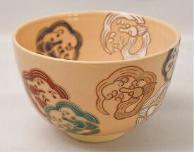 茶道具　抹茶茶碗　干支　辰、色絵　雨龍紋、干支茶碗、京焼　鈴木一点作、桐共箱　新品。