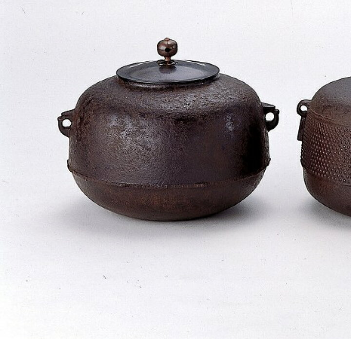 楽天市場】【 茶道具・釜 】炉釜 丸 利休好写十二代 加藤忠三朗作 