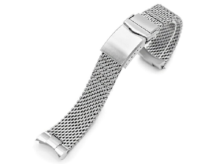 楽天市場】22mm MiLTAT Massy メッシュバンド ステンレススチール 