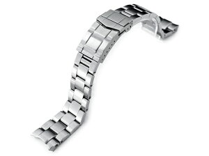 20mm メタル時計バンド ステンレススチール オイスター ブレスレット サブマリーナクラスプ for セイコー アルピニスト Alpinist SBDC087, SBDC089, SBDC091, SBDC093, SBDC135, SBDC136, SBDC137, SBDC138他 / GMT SBEJ005