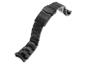 22mm ���^�����v�o���h �X�e�����X�X�`�[�� �I�C�X�^�[ �u���X���b�g DLC�u���b�N V�N���X�v for �Z�C�R�[ 5�X�|�[�c GMT SBSC001, SBSC003, SBSC017, SBSC019, SBSC020, SSK001, SSK003, SSK005, SSK017, SSK019��