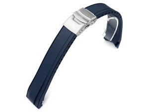 22mm StrapXPro SRX1A ���v�x���g �o���J�i�C�Y�h ���o�[ �l�C�r�[�u���[ �J�[�u�h�G���h for �Z�C�R�[ �T�����C SBDY007, SBDY009, SBDY011�� / �L���O�T�����C SBDY065, SBDY081, SBDY095��