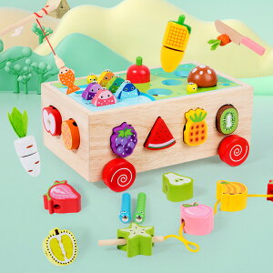 モンテッソーリ 型はめ 立体パズル 形合わせ はめ込み 指先を使う釣りおもちゃ 紐通しおもちゃ おままごとおもちゃもできる 多機能木製おもちゃ 知育玩具 教育玩具 ランキング 女の子 男の