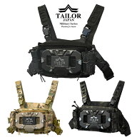 TAILOR JAPAN チェストリグ ボディバッグ スマホホルダー バッグ チェストユーティリティパック チェスト…