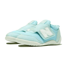 ニューバランス ファーストシューズ NEW-B FIRST MID NW1STM 【11.0～14.0cm】 W（標準～幅広） BB 出産祝い 赤ちゃん 子供用 ベビーシューズ お祝い 水色 キッズシューズ 子供靴