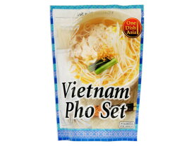 【15%OFFクーポン対象】ONE DISH ASIA ベトナムフォーセット 170g 2人前 ベトナム料理 米粉麺 ライスヌードル フォー ミールキット 時短