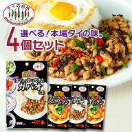 【10%OFF】【メール便送料無料】 【選べる4個セット】 タイの台所 タイからやってきた素シリーズ(パウチ)…