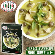 【50%OFF】タイからやって来た！ グリーンカレー キット 70g(箱) 2人前 タイの台所 タイカレー カレー コ…
