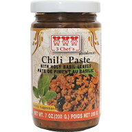 スリーシェフ ホーリーバジル チリペースト 200g ガパオ タイ料理 バジル炒め エスニック料理 ガパオライ…