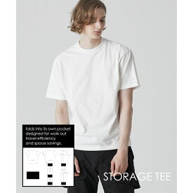 TAION（タイオン）クルーネック Tシャツ SOLID T-SH TAION STORAGE TEE ユニセックス (TAION-TS01)