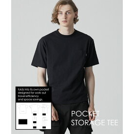 TAION（タイオン）クルーネック ポケット Tシャツ POCKET T-SH TAION STORAGE TEE ユニセックス (TAION-TSPK01)