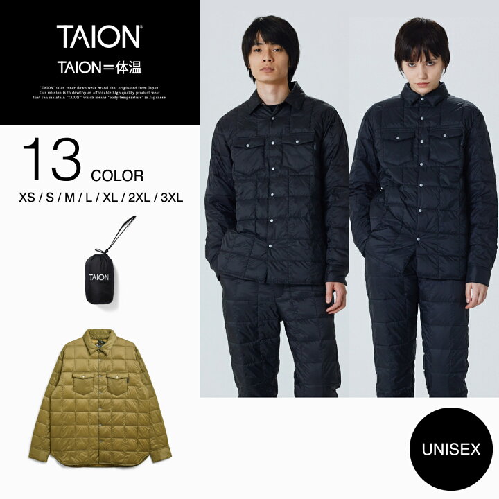 TAION /タイオンWPOCKET DOWN シャツ