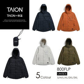 【公式】TAION (タイオン) 【UNISEX】マウンテン ダウンフーディー(TAION-106BMT)